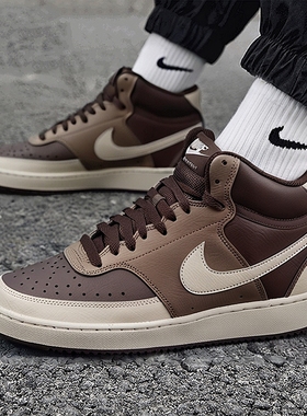 耐克美拉德板鞋男鞋COURT VISION MID NN复古运动鞋休闲鞋DN3577