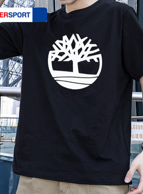 Timberland添柏岚2026春季短袖T恤男户外休闲圆领运动半截袖A6281