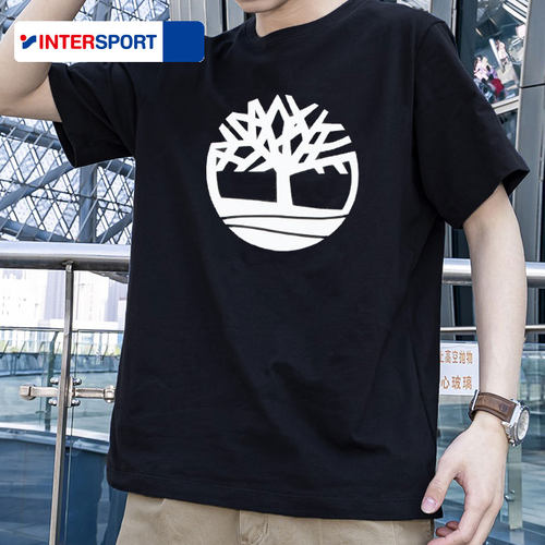 Timberland添柏岚2026夏季短袖T恤男户外休闲圆领运动半截袖A6281