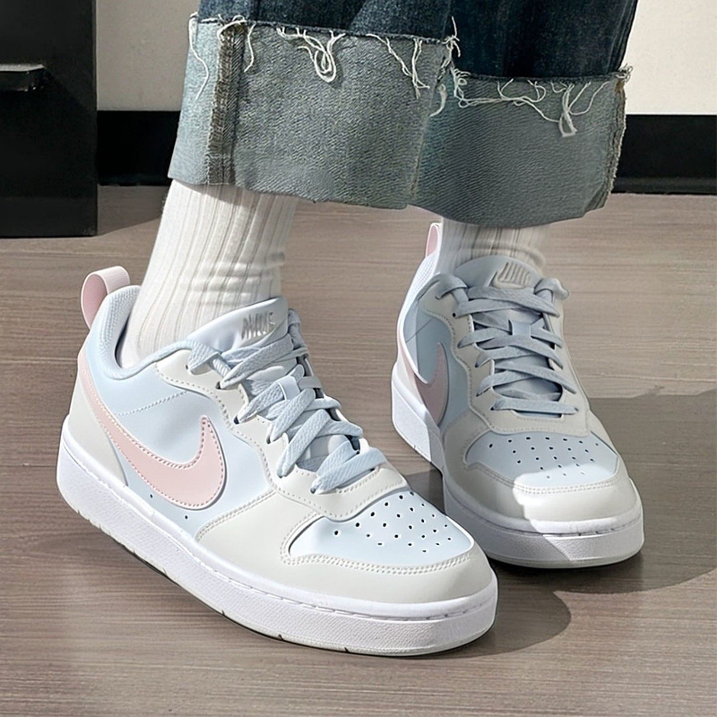 NIKE耐克板鞋女鞋2026春季新款运动鞋COURT大童低帮休闲鞋DV5456,运动鞋new,运动休闲鞋,淘宝优惠券,粉丝福利购,淘宝优惠卷