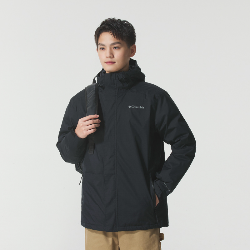 哥伦比亚户外摇粒绒三合一运动服男2025冬季新款夹克外套XE2541
