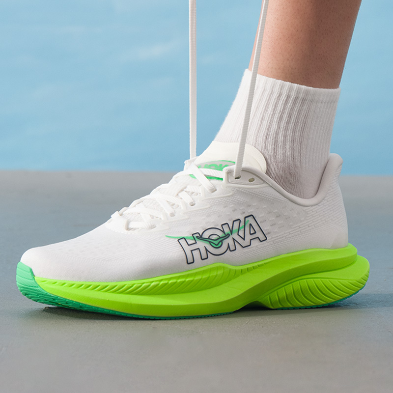 HOKA官方男鞋秋季新款训练鞋运动鞋Mach 6竞速缓震跑步鞋1147790