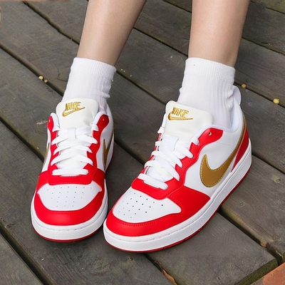 NIKE耐克板鞋女鞋2025冬季新年款本命年红色运动休闲大童鞋DV5456