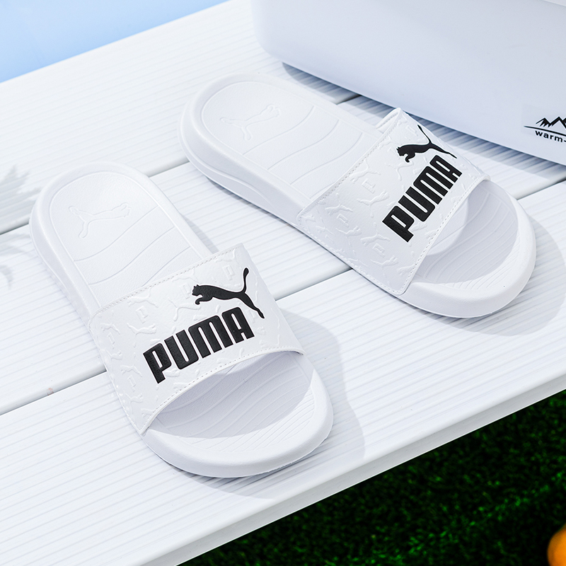 PUMA彪马拖鞋男鞋女鞋25冬季新室内居家一字拖鞋舒适凉拖395420