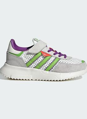 阿迪达斯男女小儿童鞋25冬季透气网面防滑跑步运动鞋休闲鞋JR7997