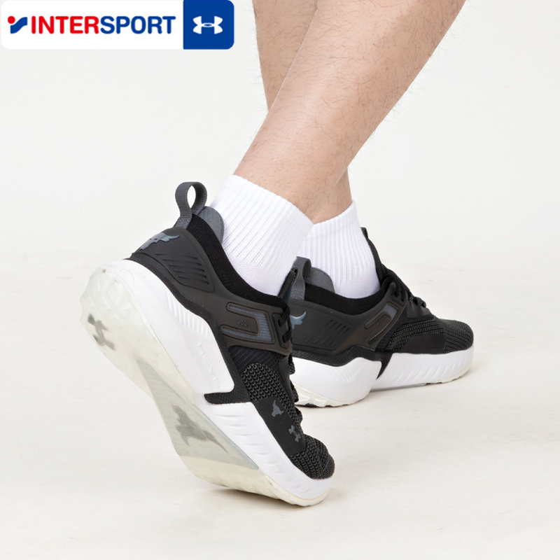 UA安德玛官网24秋季新款男鞋运动鞋黑色健身训练鞋低帮透气跑步鞋