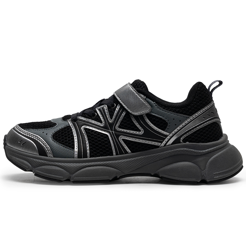 MLB儿童官方男女童复古时髦撞色网面透气运动鞋25秋季新款跑步鞋