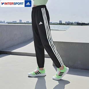 训练裤 Adidas阿迪达斯梭织运动长裤 JI8313 休闲束脚裤 新款 女裤 春季