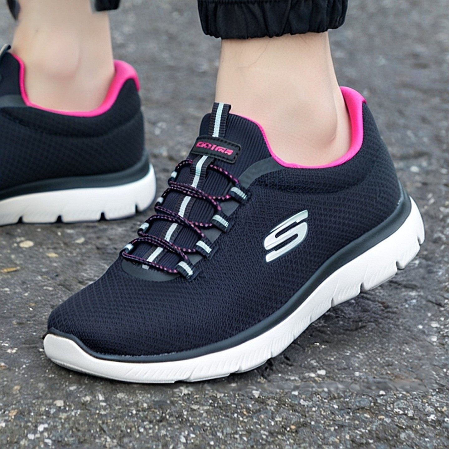 斯凯奇休闲鞋妈妈鞋女鞋春季运动鞋一脚蹬穿脱健步鞋中老年慢跑鞋,运动鞋new,运动休闲鞋,淘宝优惠券,粉丝福利购,淘宝优惠卷