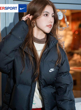 NIKE耐克羽绒服男女同款厚外套2025冬季新款运动服保暖棉羽IB2976