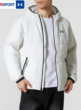 安德玛UA官方男子外套Storm防泼水棉衣高尔夫运动夹克棉服1378494