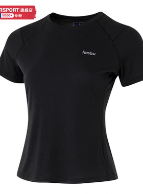 蓝步短袖女2025秋季新款跑步训练运动T恤休闲半袖上衣L04C2018B2