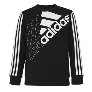 Adidas/阿迪达斯正品冬季新款大童时尚运动卫衣男童套头衫GS2180