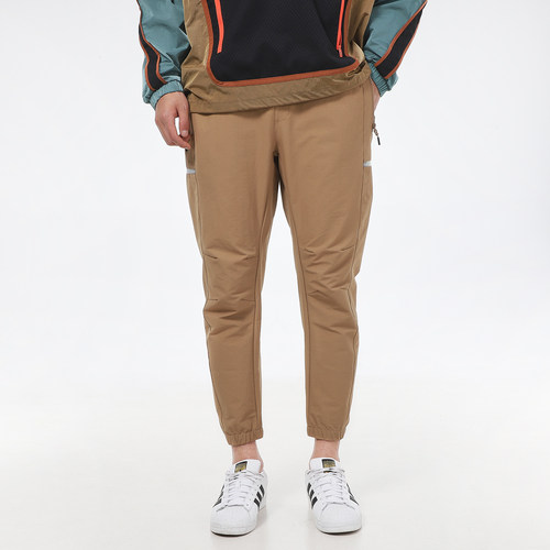 Adidas阿迪达斯官方梭织长裤男裤冬季新款工装裤透气运动裤束腿