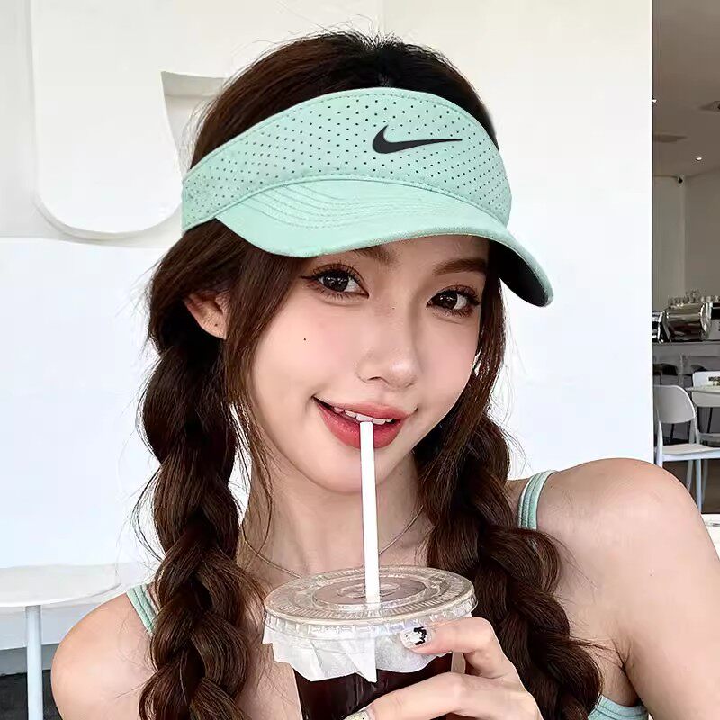 茵特|NIKE耐克空顶帽马拉松运动帽男女网球帽休闲跑步遮阳无顶帽