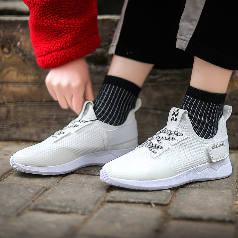 bobbie burns男鞋女鞋2020夏季新款运动鞋网面透气轻便休闲跑步鞋