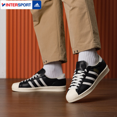 阿迪达斯三叶草男鞋女鞋2026春季新款贝壳头板鞋运动休闲鞋JQ3255