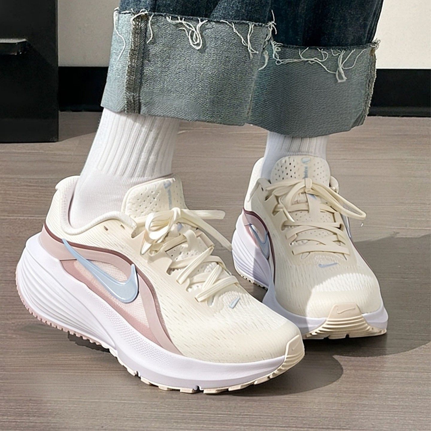 耐克跑鞋女鞋2026春季新款运动鞋DOWNSHIFTER 14网面跑步鞋IB1899