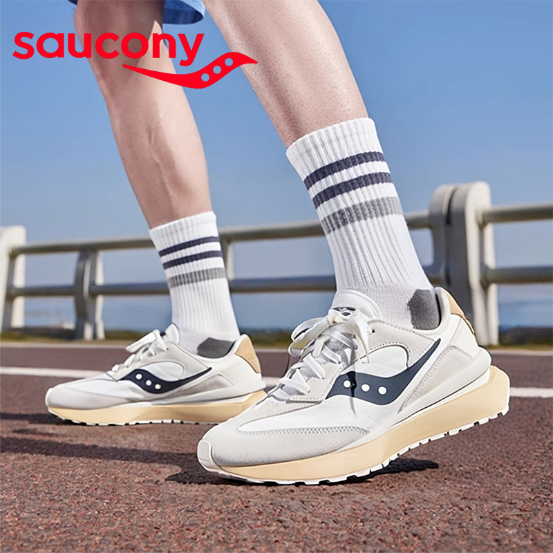 SAUCONY索康尼男鞋女鞋JAZZ RENEW V2复古休闲鞋 低帮耐磨运动鞋