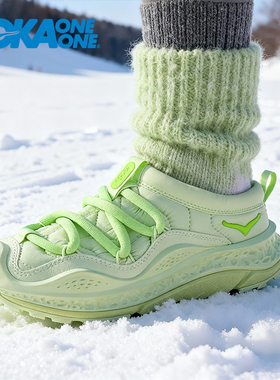 HOKA男女款冬季户外运动休闲舒缓鞋ORA PRIMO保暖复古缓震防滑鞋
