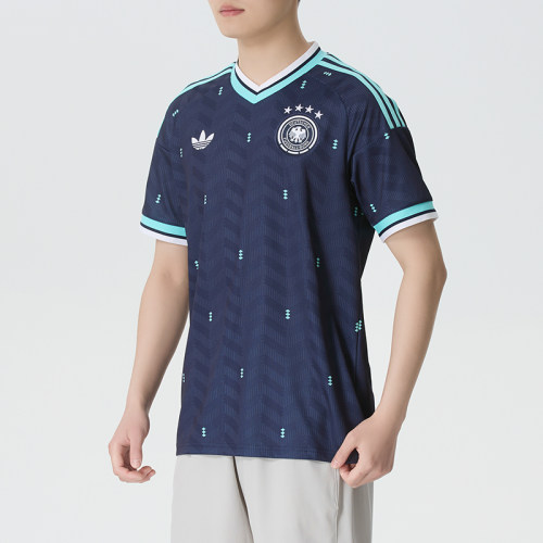 茵特丨阿迪达斯短袖T恤男夏季款德国队客场球衣足球运动服JM8395