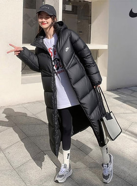 nike耐克官方女款羽绒服男士正品冬季新款连帽中长款外套DV1134