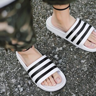 男士 外穿2026新款 夏季 女款 EVA一字拖 洗澡浴室凉拖鞋 阿迪达斯拖鞋