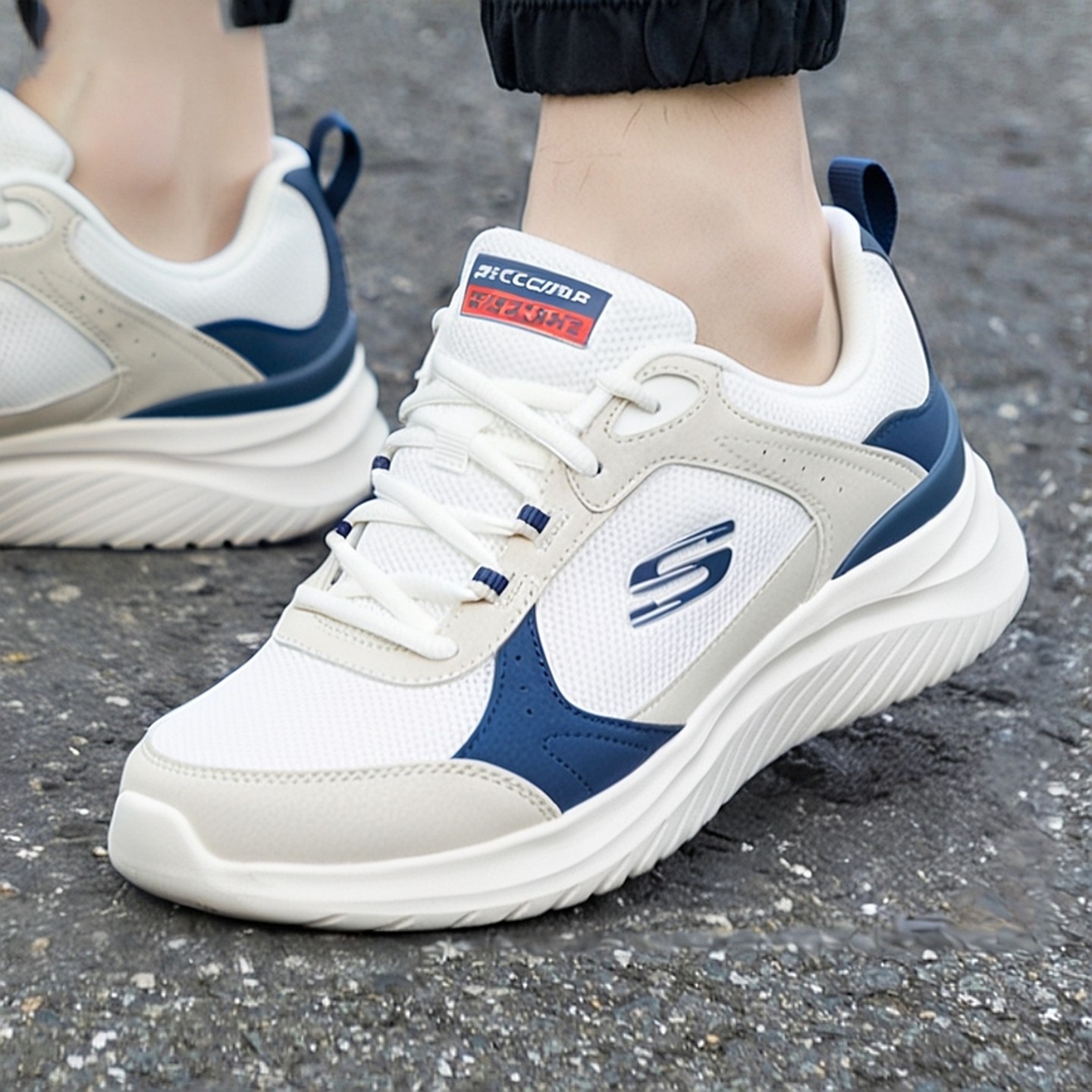 斯凯奇官方正品男鞋2026冬季新款网面透气运动鞋男士休闲鞋跑步鞋,运动鞋new,跑步鞋,淘宝优惠券,粉丝福利购,淘宝优惠卷