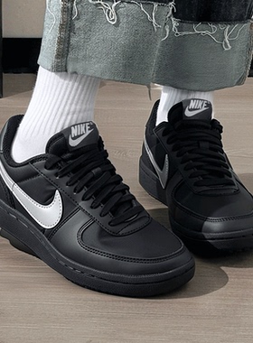 NIKE耐克女鞋2025冬季新款Field General低帮休闲鞋黑色运动板鞋