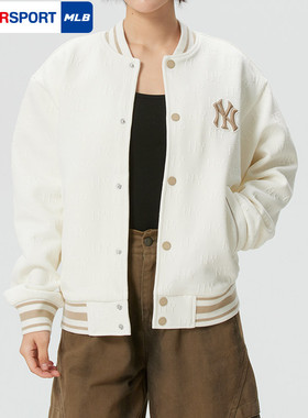 MLB官方外套男装女装2026春季新款复古老花运动休闲夹克3AJPM0261