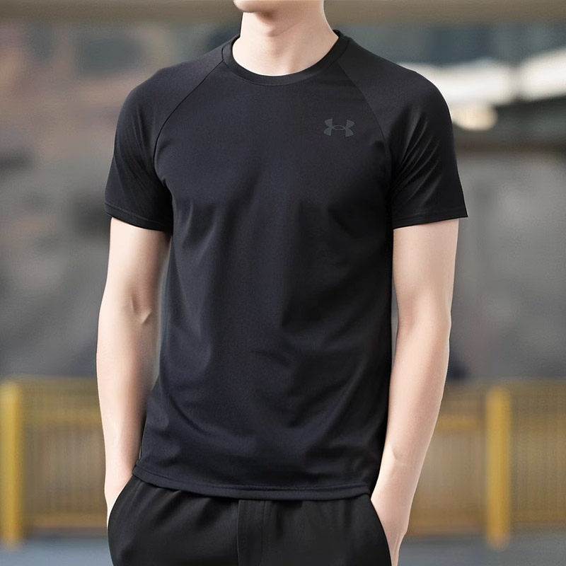 A安德玛速干T恤男士2026春夏新款跑步运动上衣训练健身衣白色短袖,运动服/休闲服装,运动T恤,淘宝优惠券,粉丝福利购,淘宝优惠卷