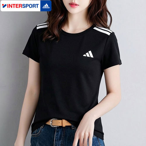 茵特丨阿迪达斯短袖女装2026春秋新款运动服健身服跑步T恤KC7639