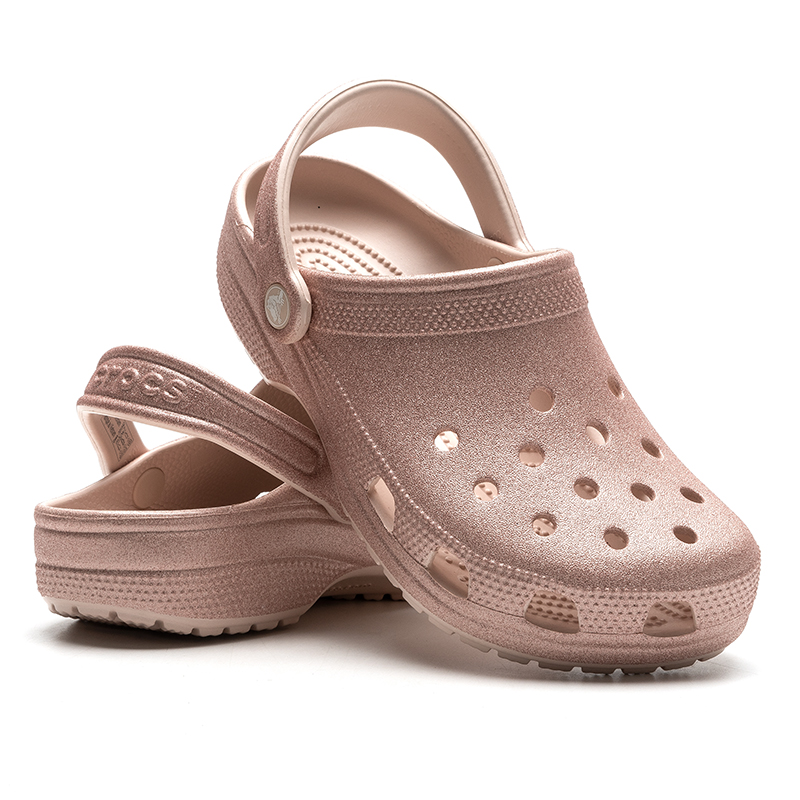 crocs卡骆驰经典闪耀Clog洞洞鞋女鞋2025新款户外沙滩鞋运动凉鞋