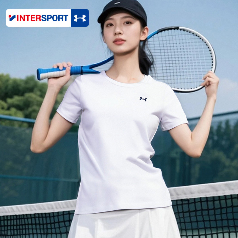 UA安德玛女装户外跑步运动T恤时尚透气潮流修身舒适短袖1384231,运动服/休闲服装,运动T恤,淘宝优惠券,粉丝福利购,淘宝优惠卷