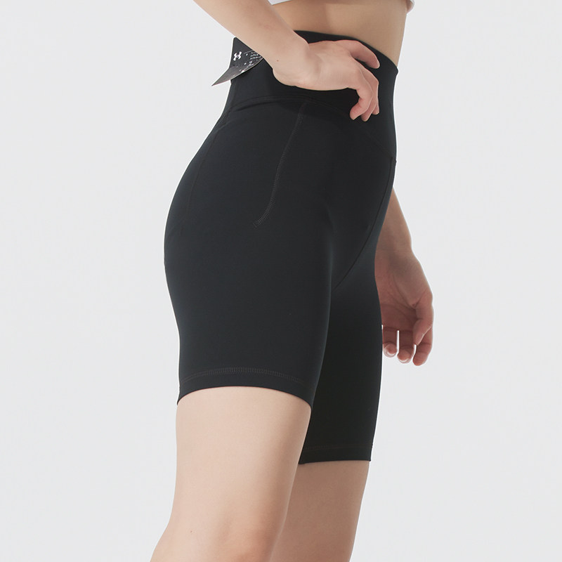 安德玛紧身裤女子春夏Meridian7英寸单车训练运动健身短裤1382521