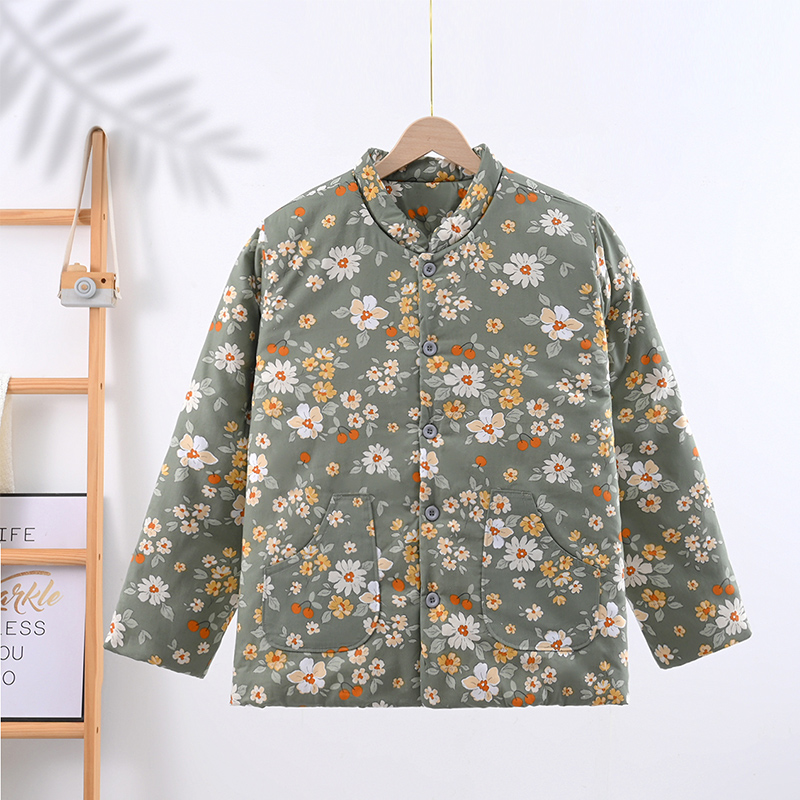 张美好亲子装天然棉花填充棉袄