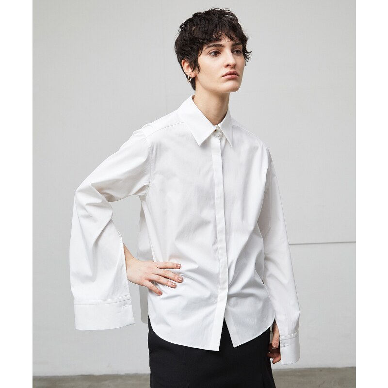 BEIGE，可洗BICON气质礼服衬衫女ONWARD