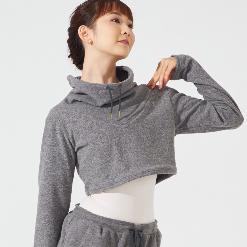 Chacott专门芭蕾舞蹈体服系列高领短款上衣女ONWARD