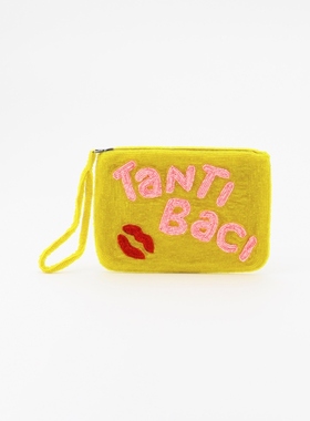 【GRACE CONTINENTAL】JACKSONS 串珠字母设计女士精美化妆包