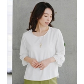 衬衫 Tiaclasse可洗扭结蝴蝶结袖 设计时尚 女ONWARD