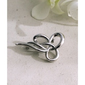 Tiaclasse精美设计感扭曲小众优雅胸针女ONWARD