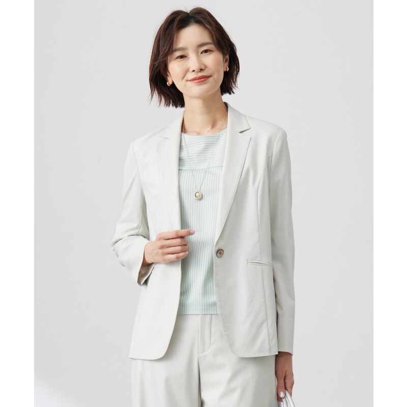 J.PRESS可搭配套装适宜亚麻弹力设计气质西装外套女ONWARD