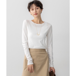 23区时尚 女ONWARD 感优雅气质可水洗透明叠层针织衫