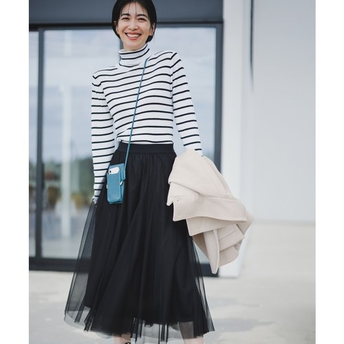 松紧腰纱裙半身裙高级