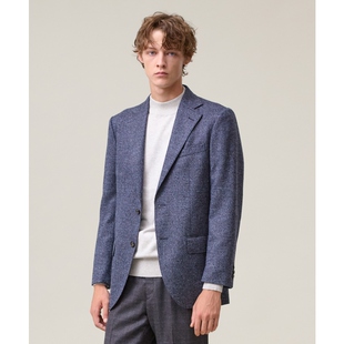 J.PRESS休闲适宜ZIGNONE SOUL羊毛丝绸粗花呢夹克外套ONWARD