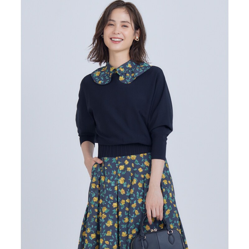组曲5色可选修身蝙蝠袖针织衫女ONWARD秋冬新品