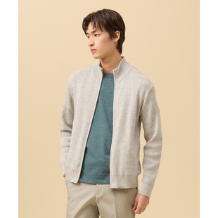 J.PRESS休闲适宜棉质全拉链开衫 ONWARD 男士