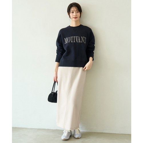 UNFILO时尚休闲适宜可水洗磨毛针织I型半身裙女ONWARD