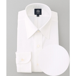 J.PRESS褶皱形态稳定苏皮马棉提花条纹男士 常规领ONWARD 衬衫