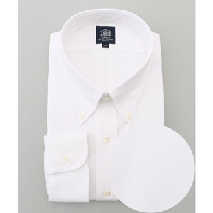 男ONWARD PLEATS形态稳定刺牛津商务休闲衬衫 J.PRESS PREMIUM